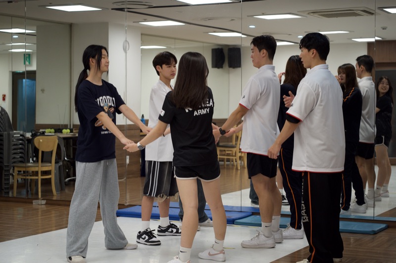 유소년 그룹 운동 세션 현장