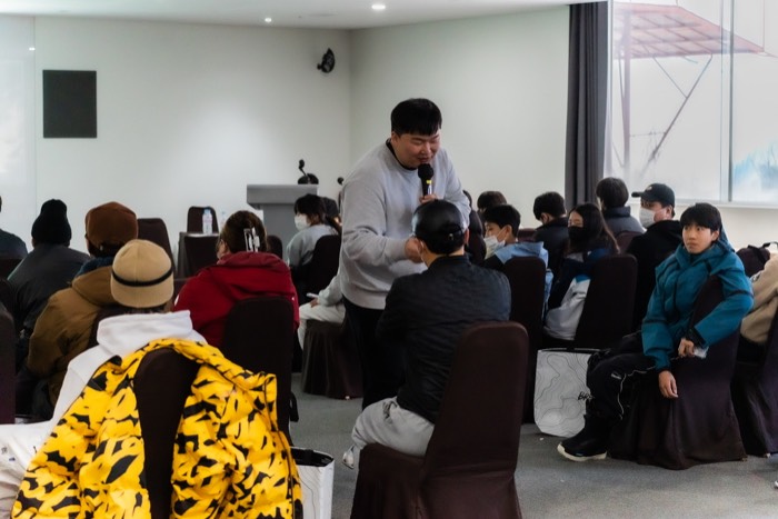 오피스 스트레칭 시연