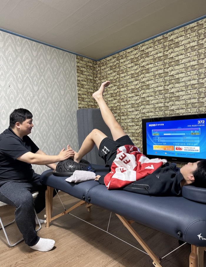 수술 후 재활 운동 진행